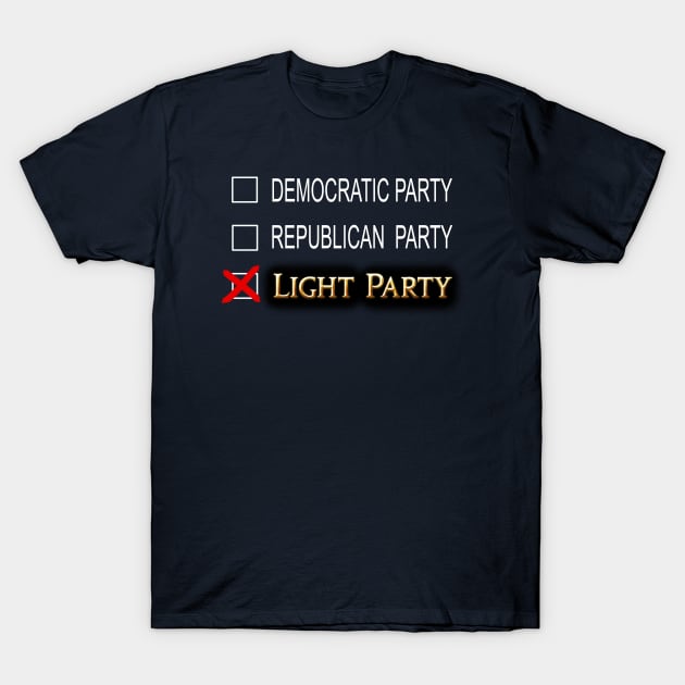 Light Party T-Shirt by stoicroy